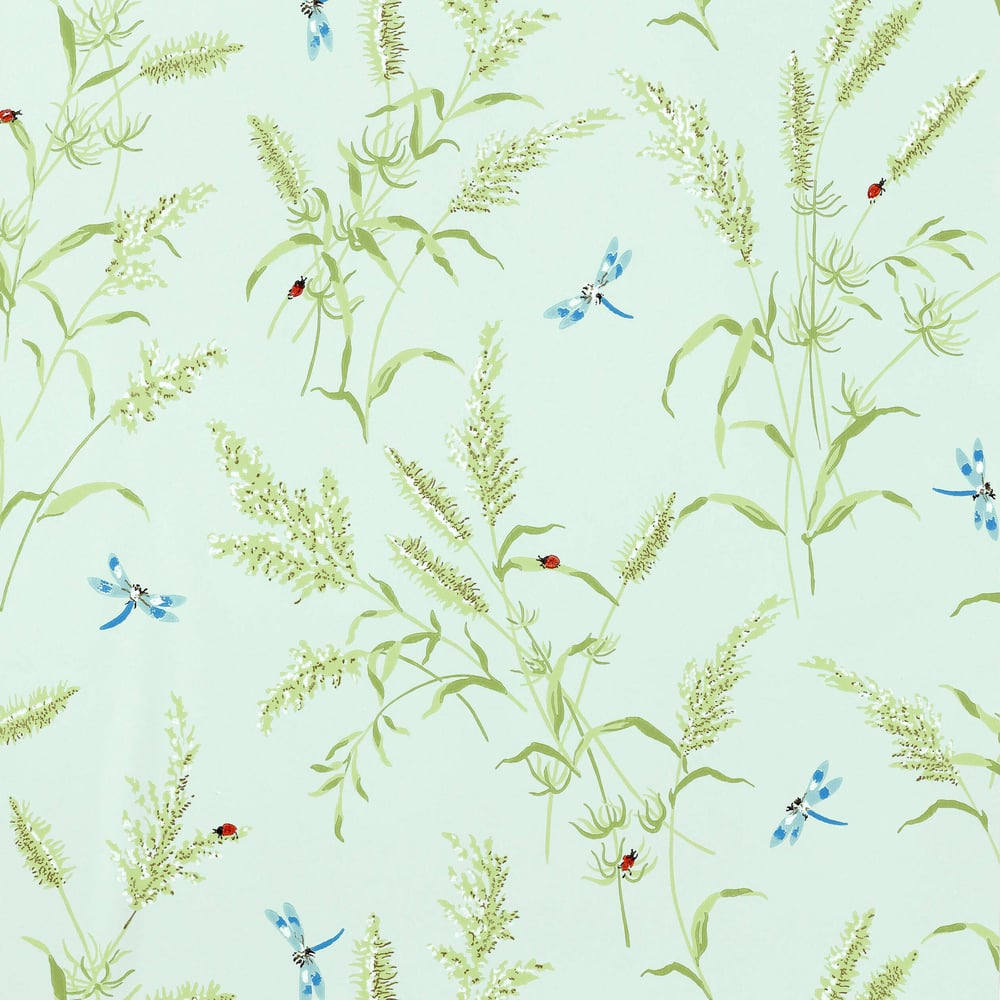 Thibaut T4195 SUMMERTIME Aqua Wallpaper