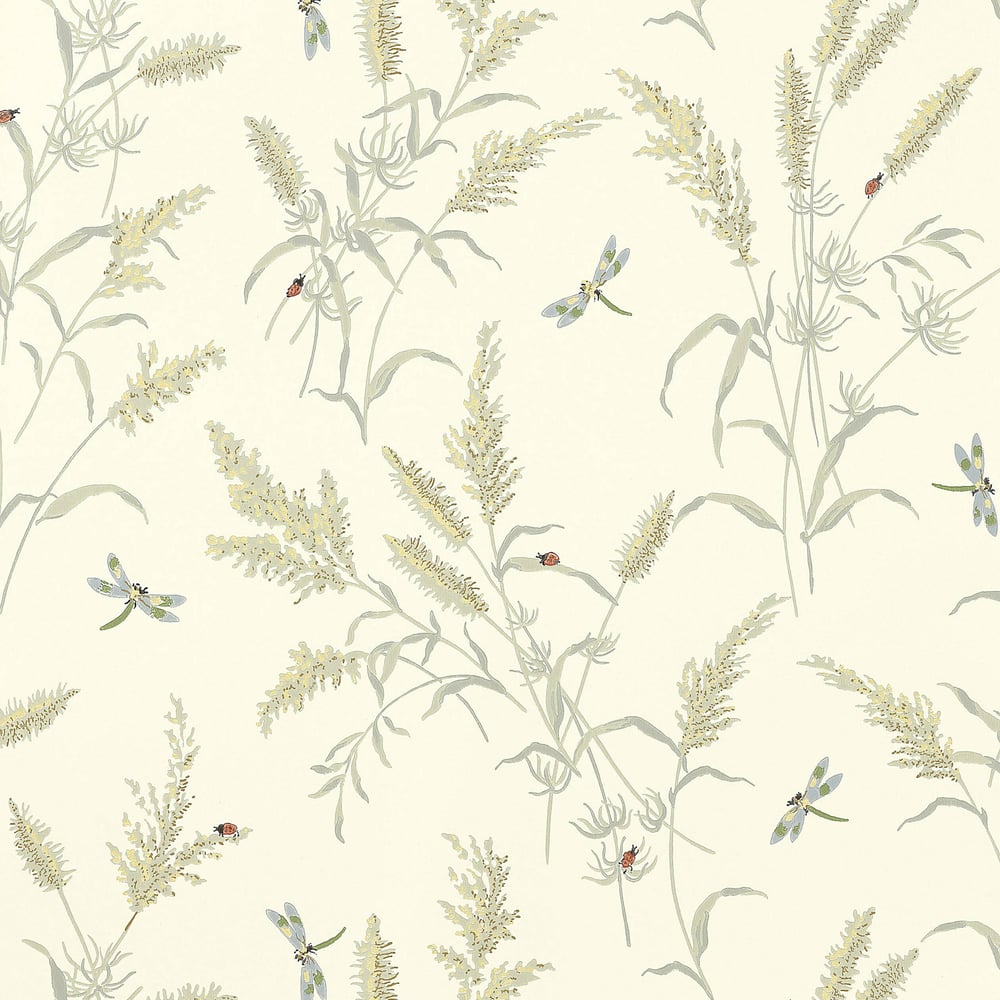 Thibaut SUMMERTIME T4196 in Off White Wallpaper - RICHMOND
