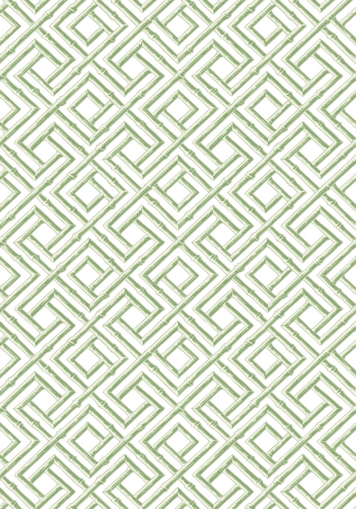 Thibaut T42049 FRENCH LATTICE Green Wallpaper