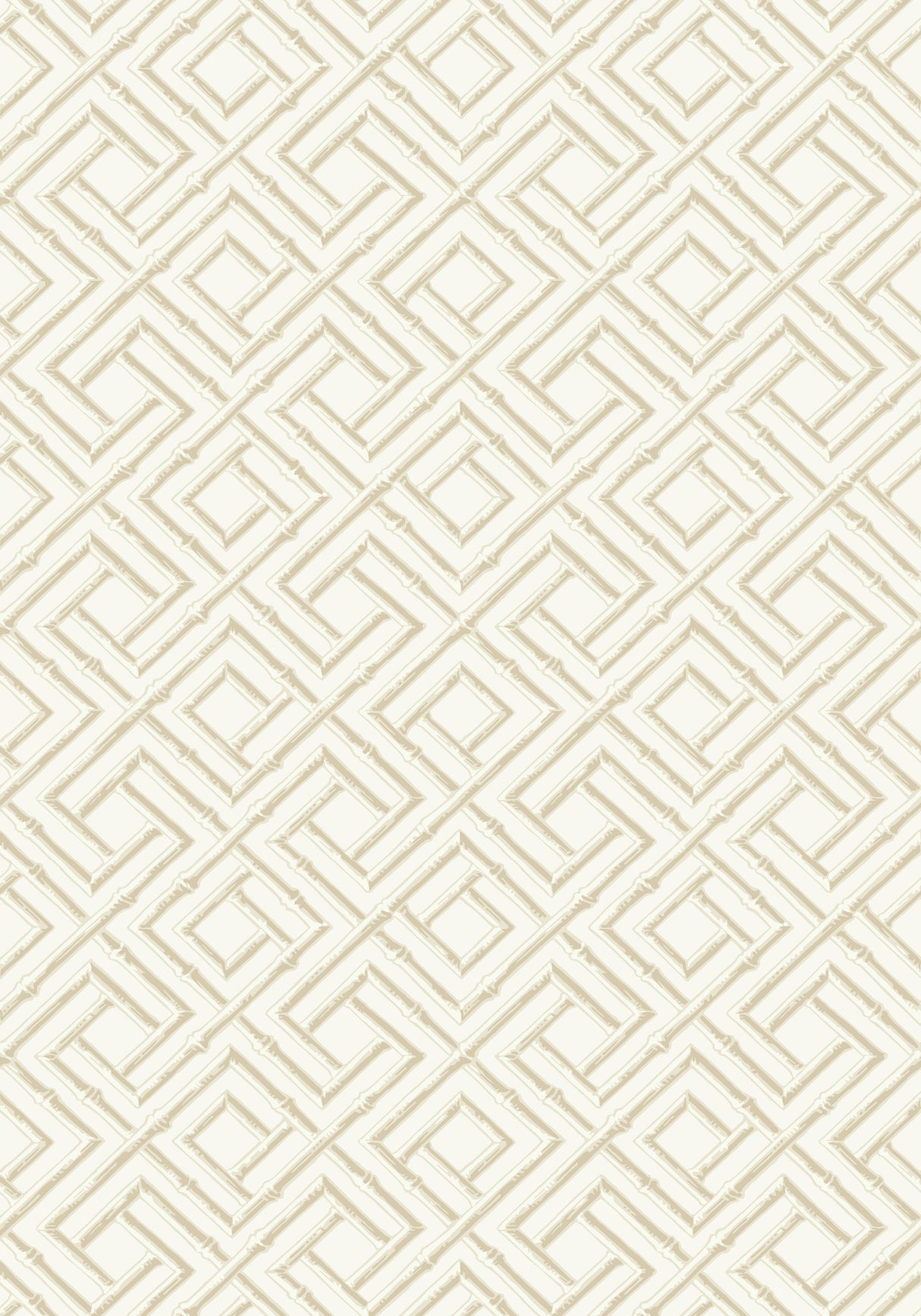 Thibaut T42051 FRENCH LATTICE Cream Wallpaper