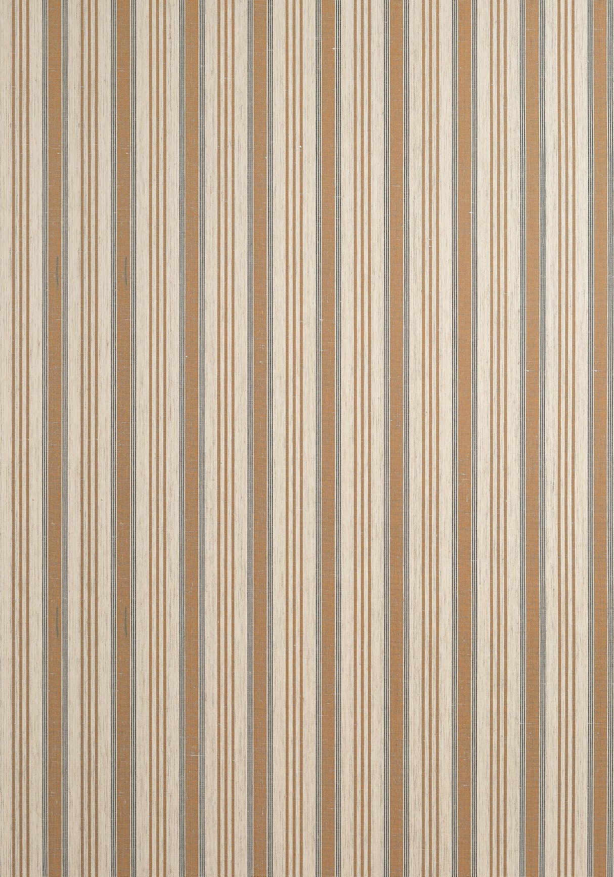 Thibaut T44004 BENNETT STRIPE Cognac Wallpaper