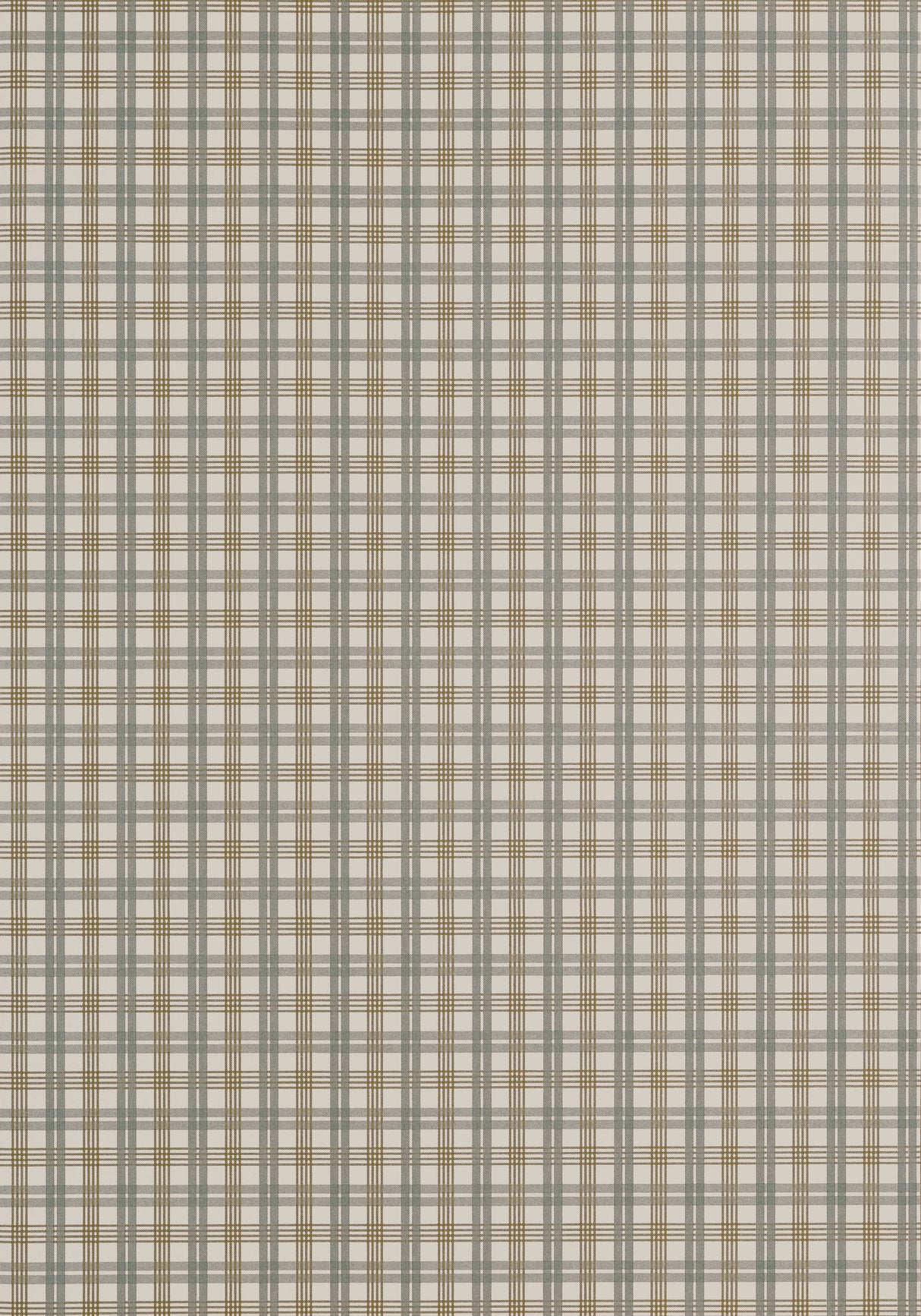 Thibaut T44054 HUNTLEY PLAID Grey and Beige Wallpaper