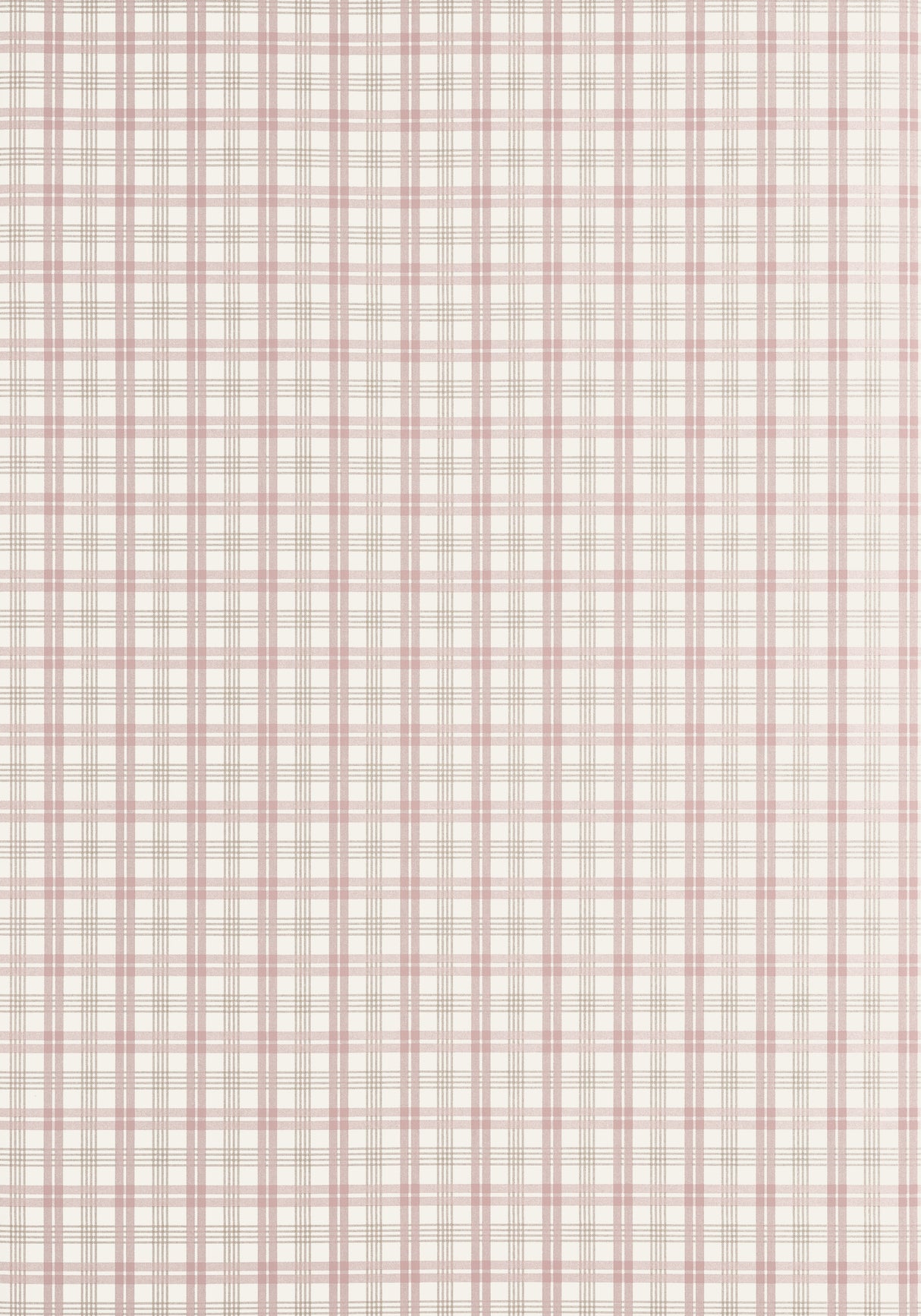 Thibaut T44057 HUNTLEY PLAID Blush Wallpaper