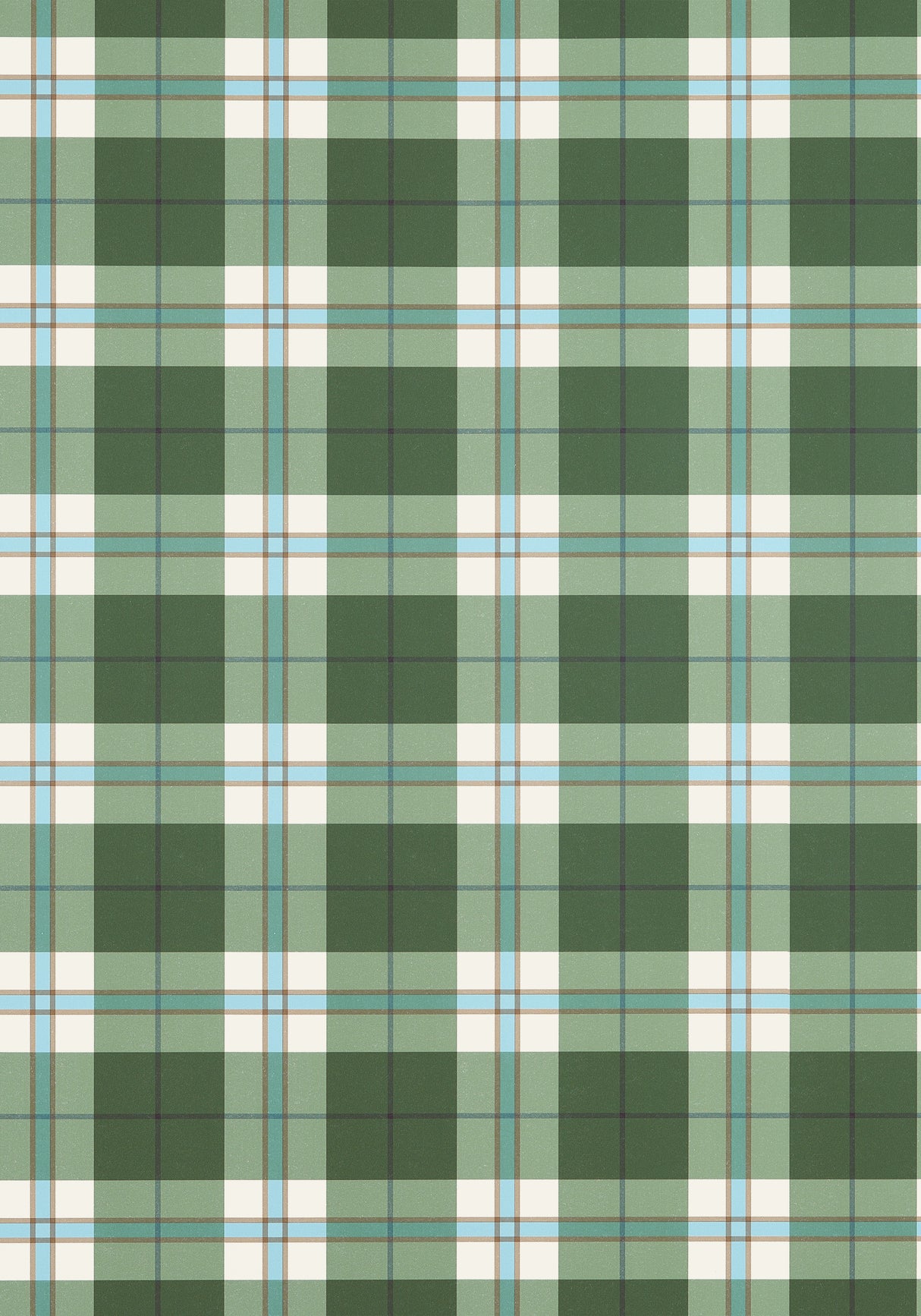 Thibaut T44071 DOUGLAS PLAID Green Wallpaper