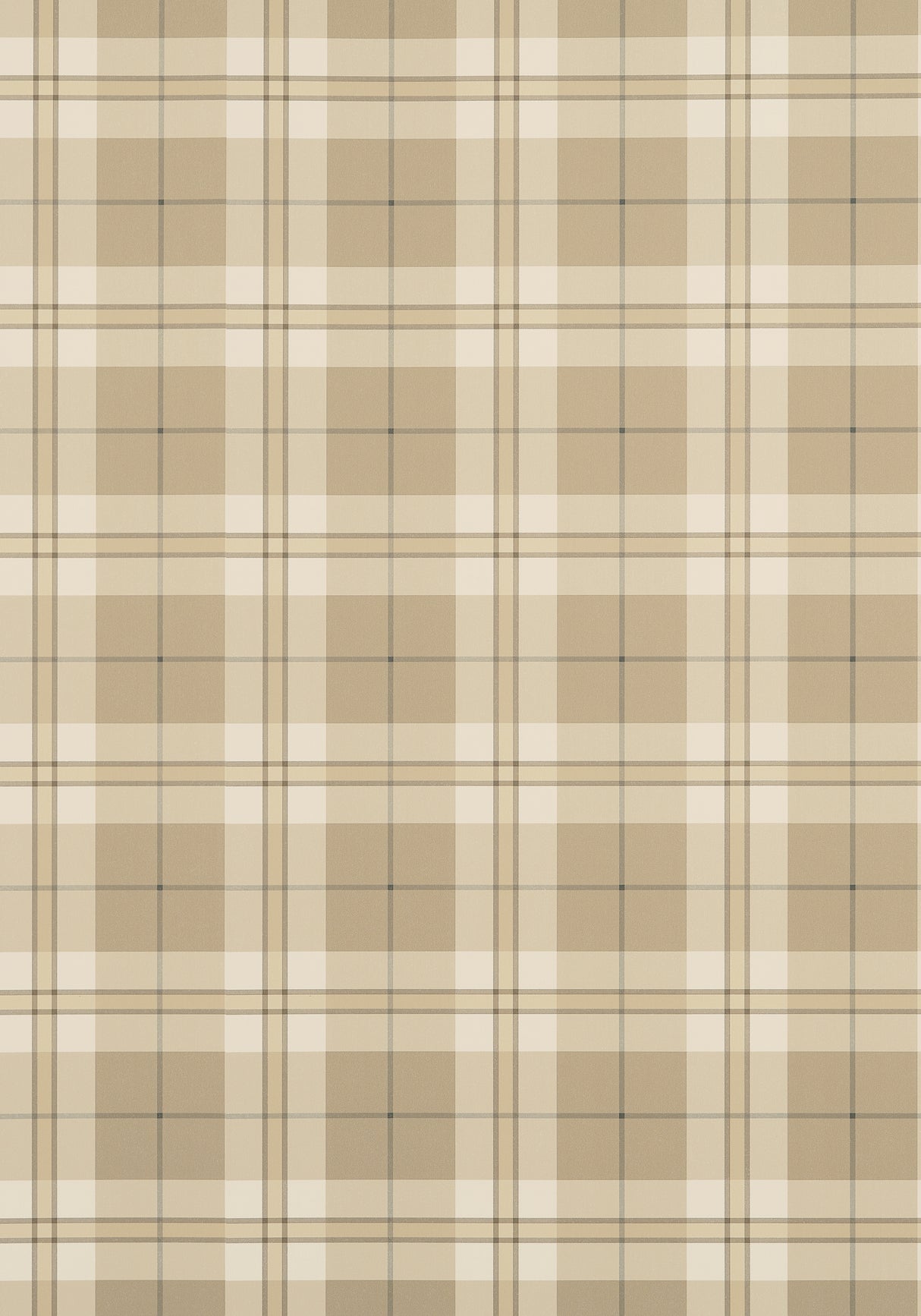 Thibaut T44073 DOUGLAS PLAID Camel Wallpaper