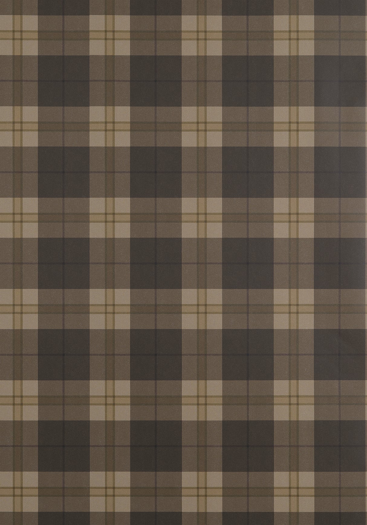 Thibaut T44074 DOUGLAS PLAID Brown Wallpaper