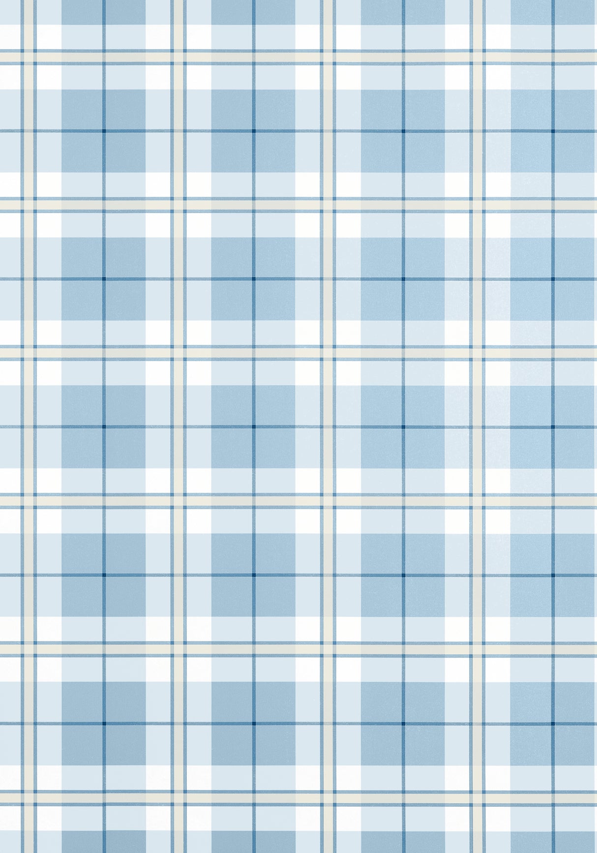 Thibaut T44075 DOUGLAS PLAID Light Blue Wallpaper