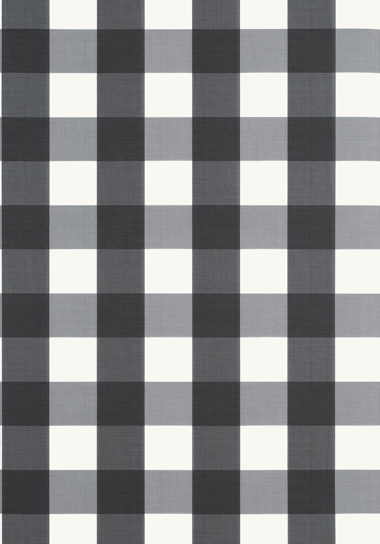 Thibaut T44076 BUFFALO CHECK Black Wallpaper