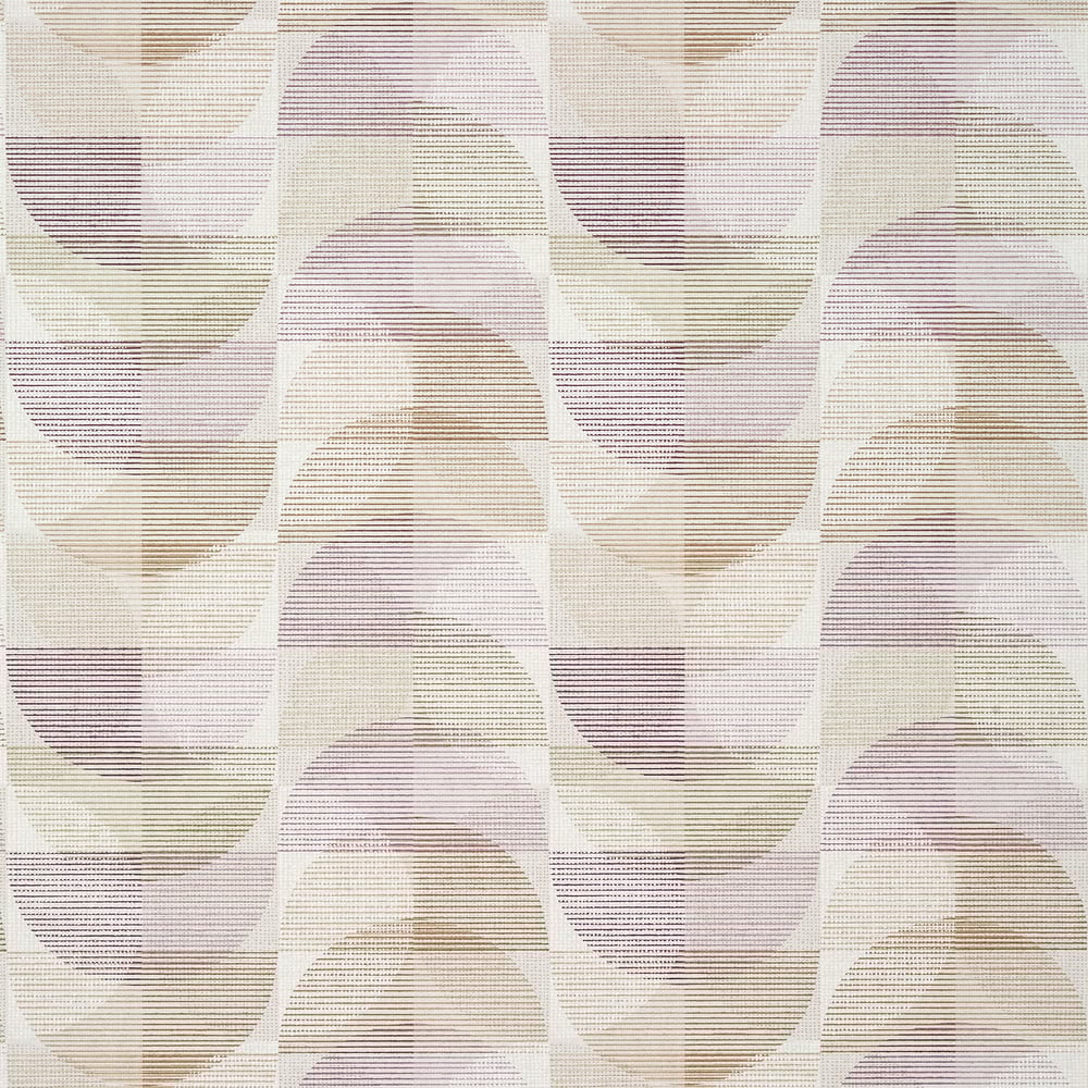Thibaut T461 HALF MOON Plum Wallpaper