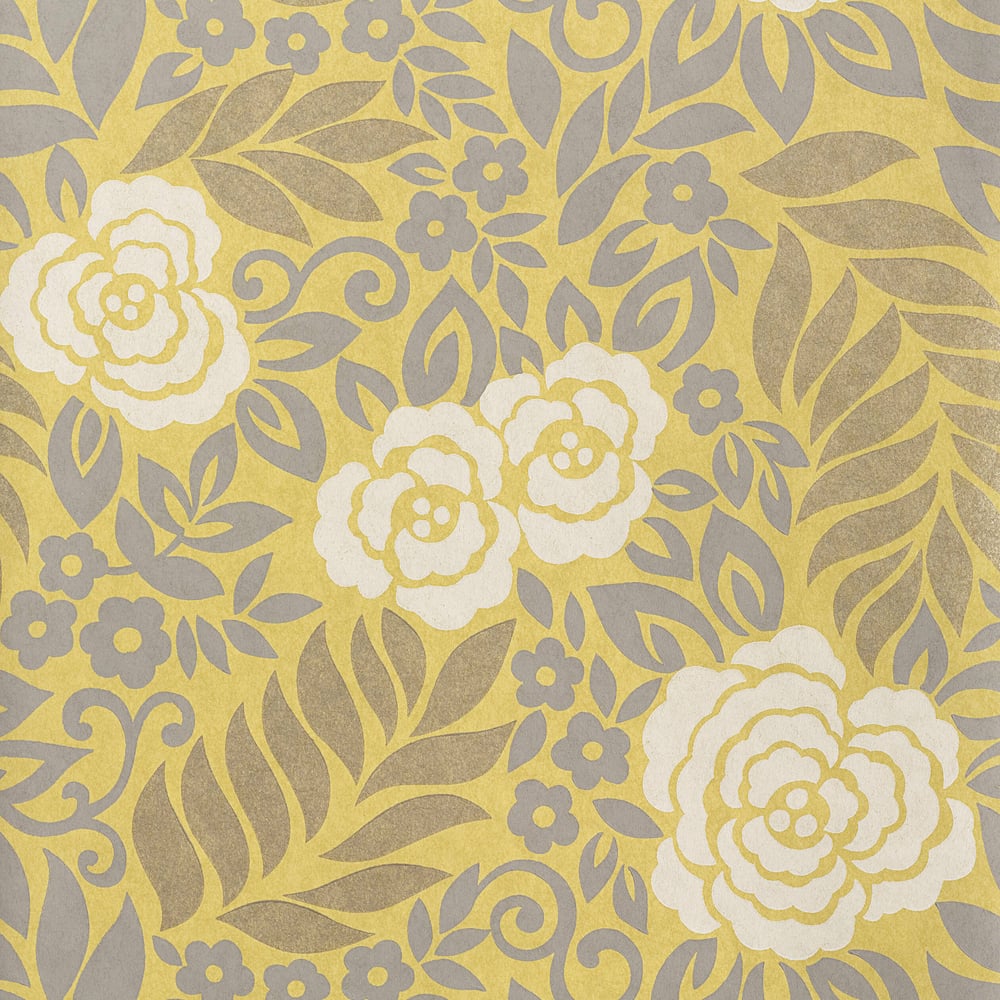 Thibaut T4927 YVETTE Gold Wallpaper