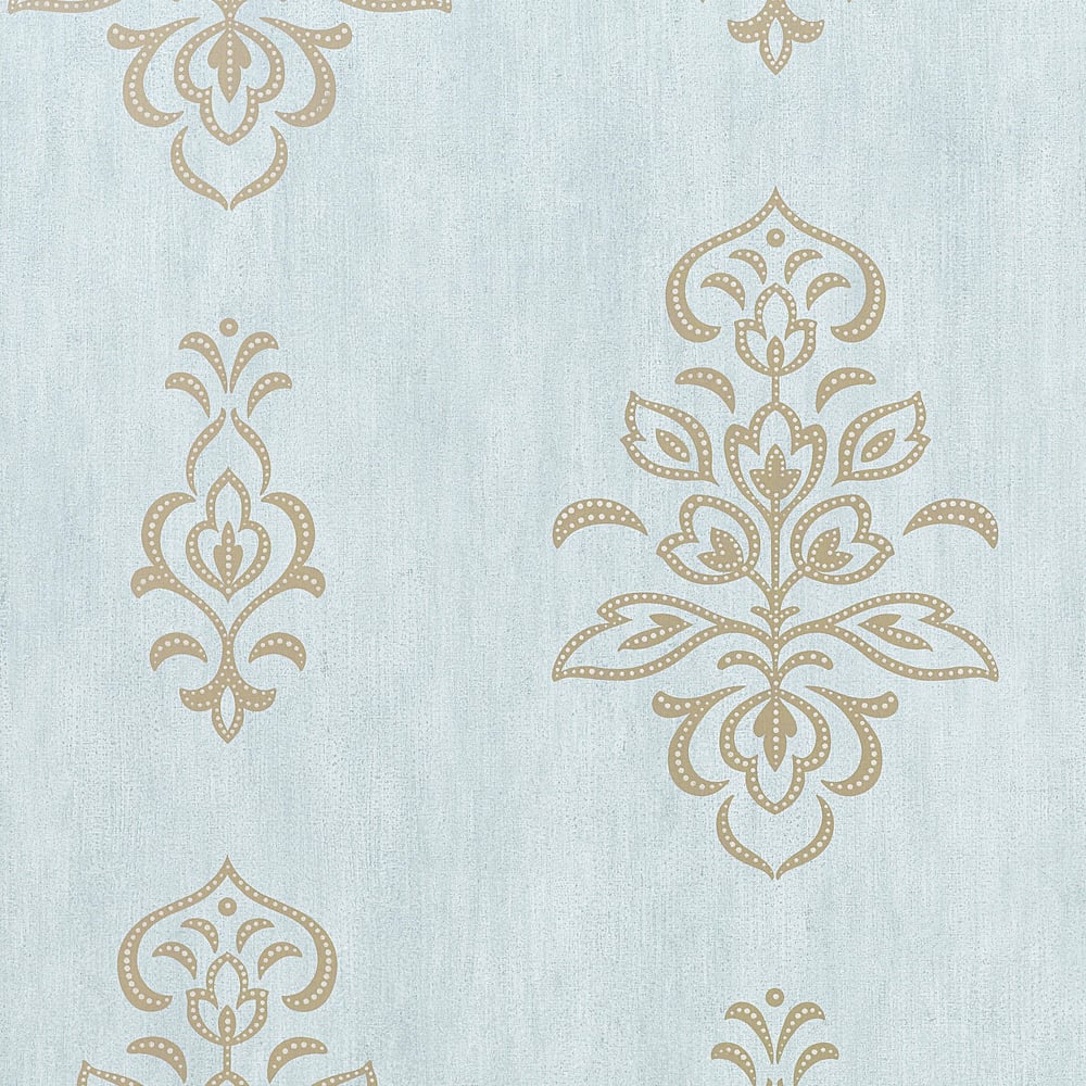 Thibaut T4962 ST. BARTS Blue Wallpaper