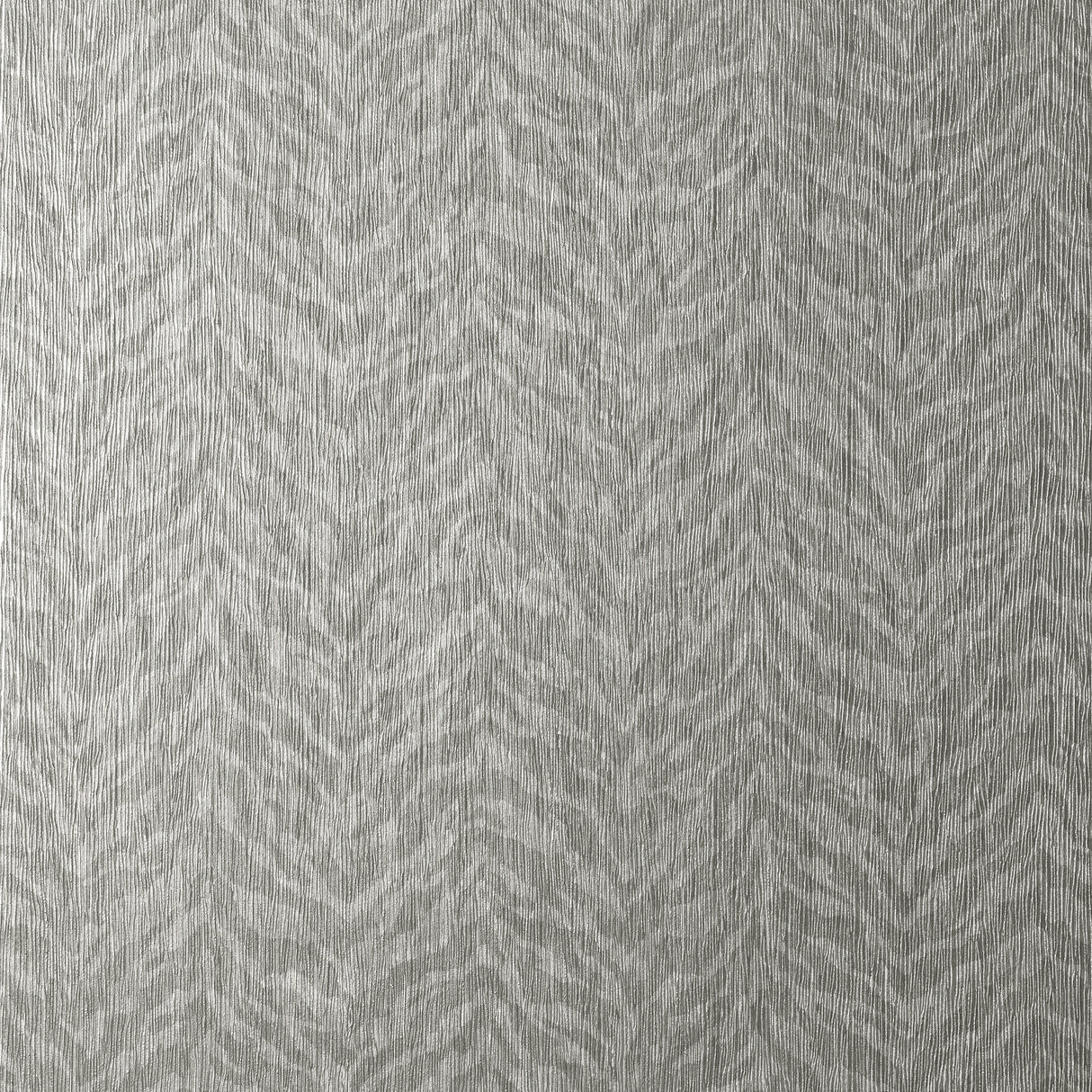 Thibaut T57169 BENGAL Metallic Silver Wallpaper
