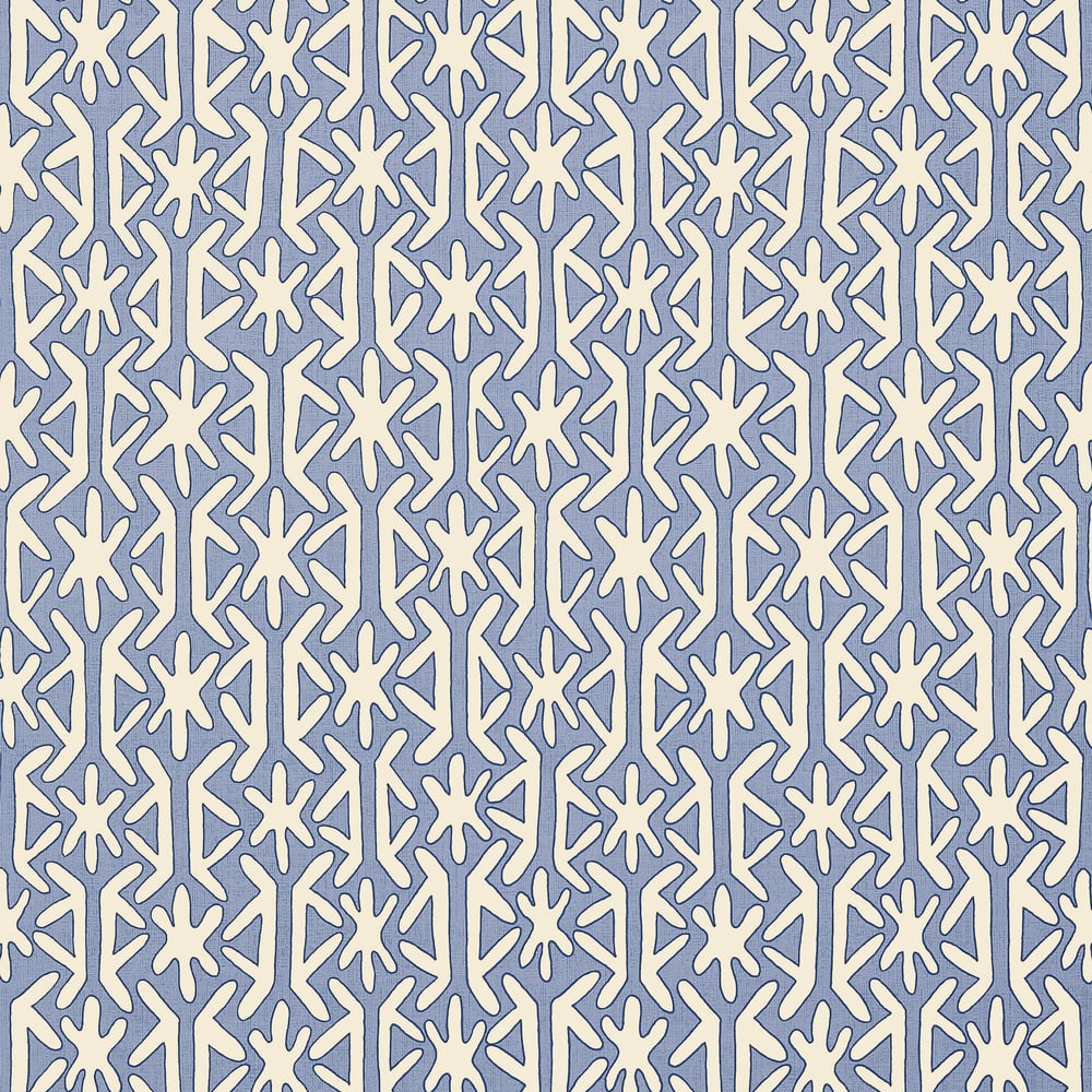 Thibaut T5741 RINCA Blue Wallpaper