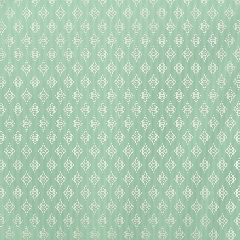 Thibaut T6043 PHOEBE Metallic on Seaglass Wallpaper