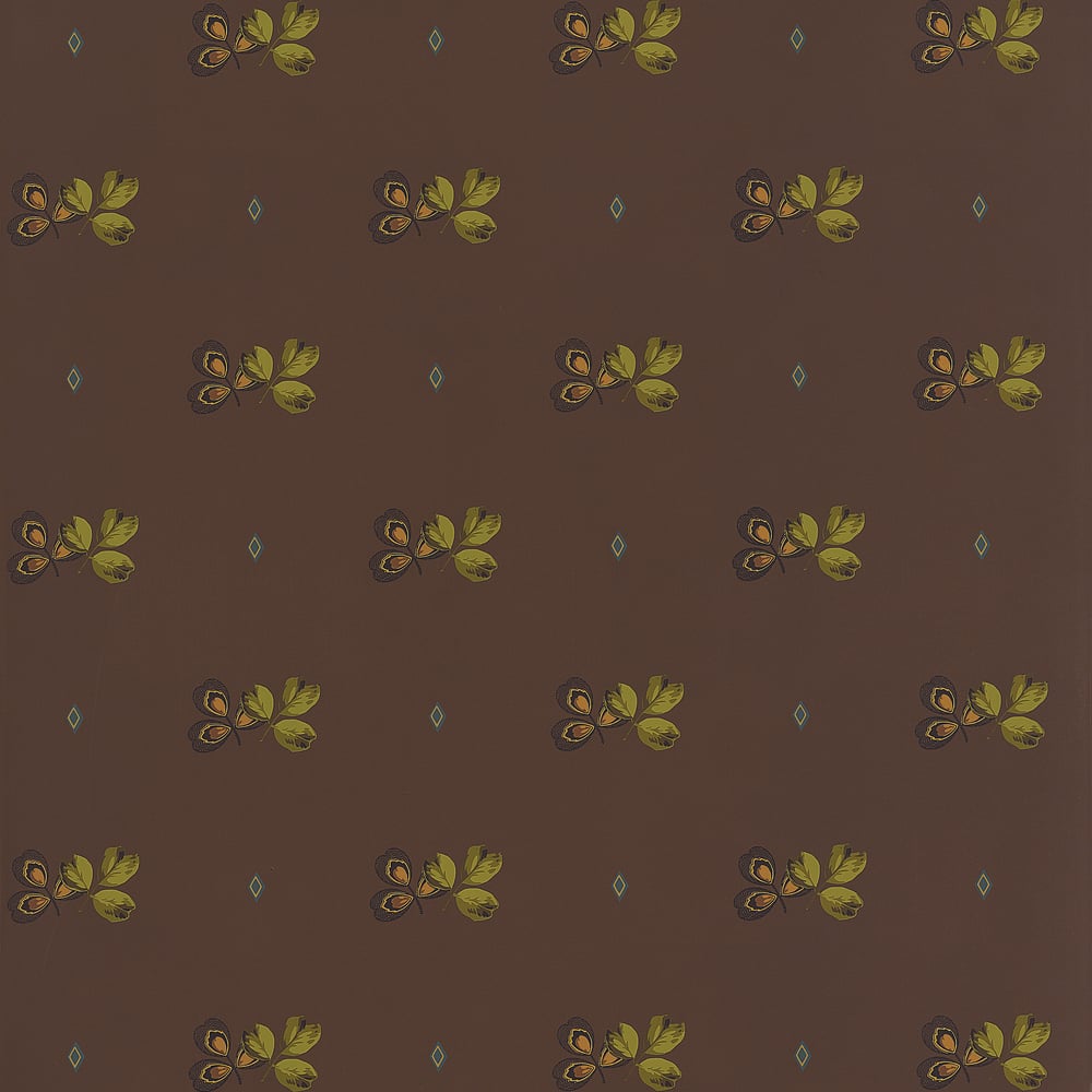 Thibaut T6049 BARTRAM Brown Wallpaper