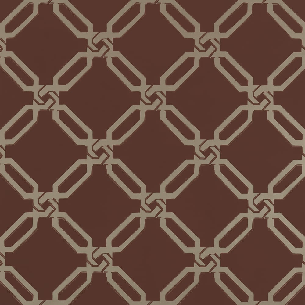 Thibaut T6069 LINKS Brown Wallpaper