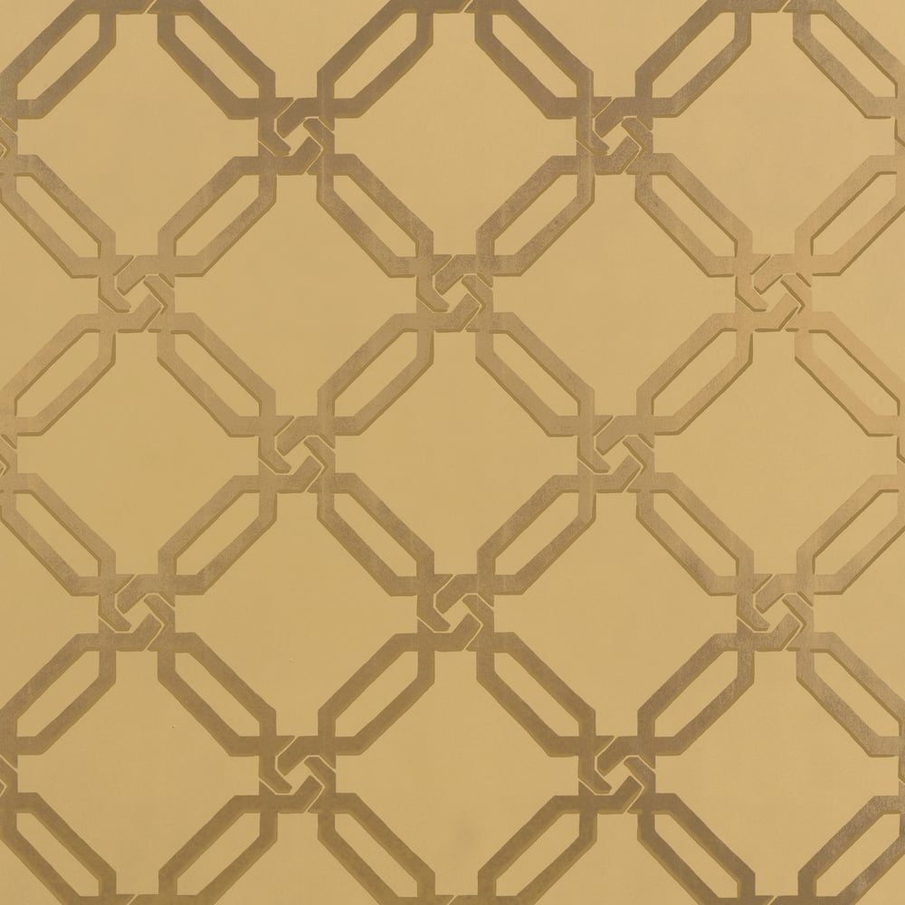 Thibaut T6072 LINKS Tobacco Wallpaper