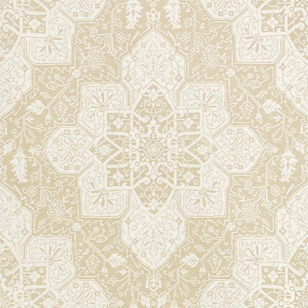 Thibaut T64123 TARRAGON Beige Wallpaper