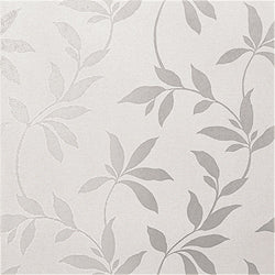 Thibaut T7061 EARTHVINE Metallic on Grey Wallpaper
