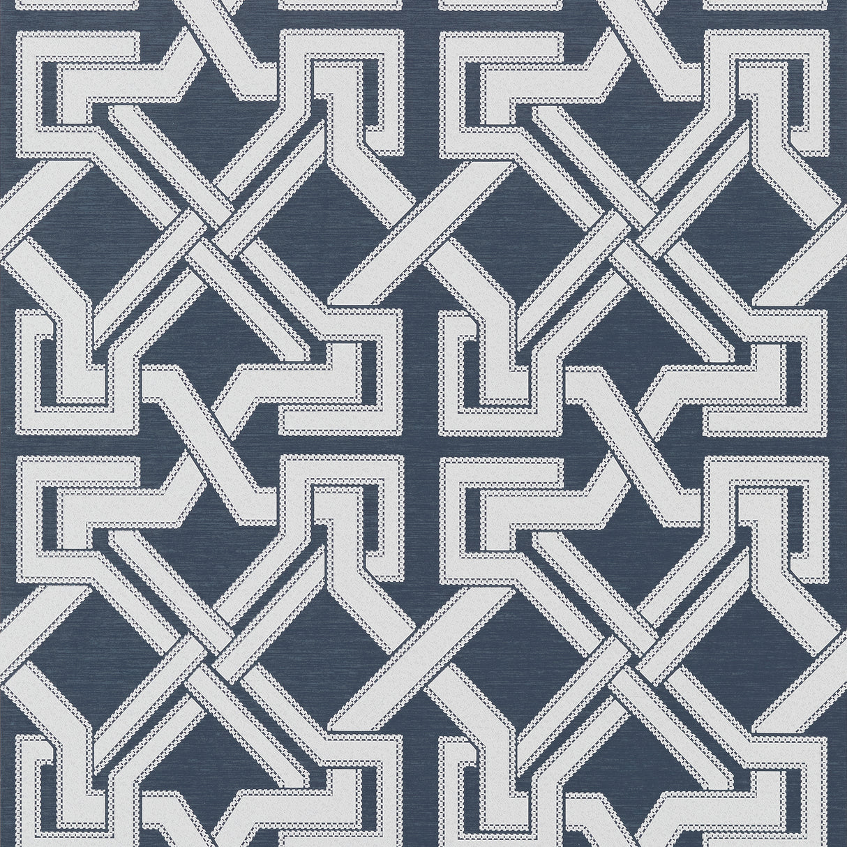 Thibaut T72581 BENEDETTO Navy Wallpaper