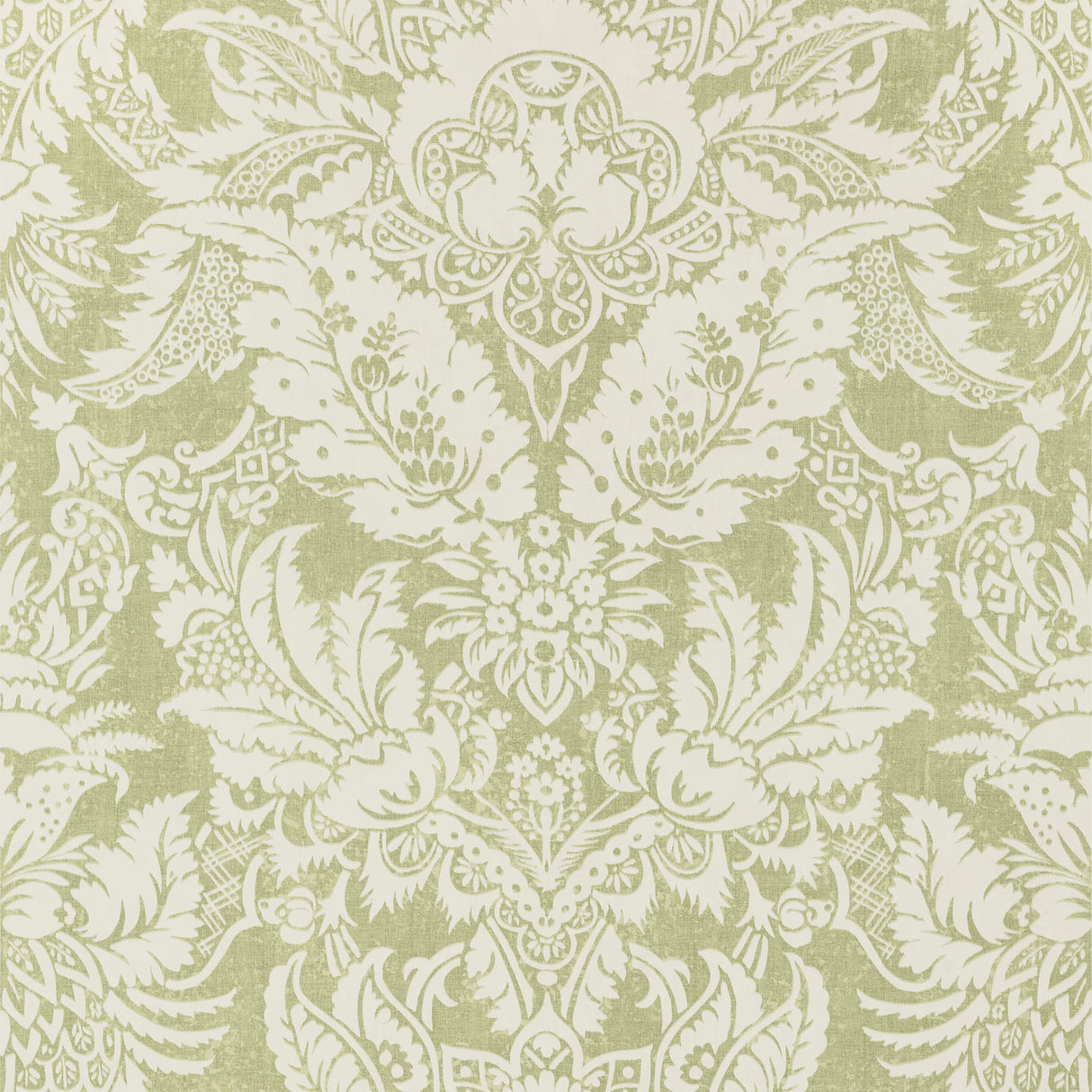 Thibaut T72587 CHARDONNET DAMASK Spring Green Wallpaper