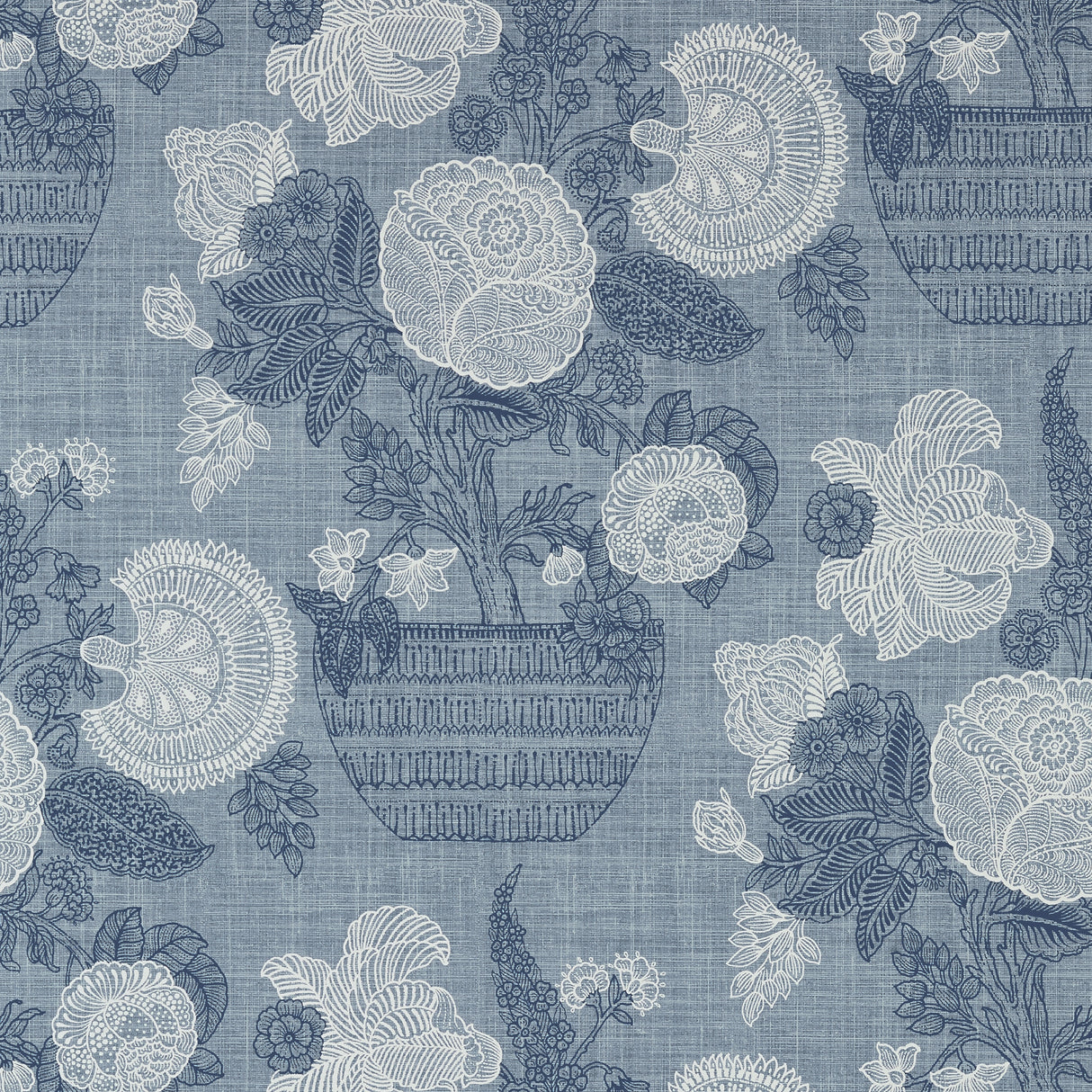 Thibaut T72592 TULLAMORE Blue Wallpaper