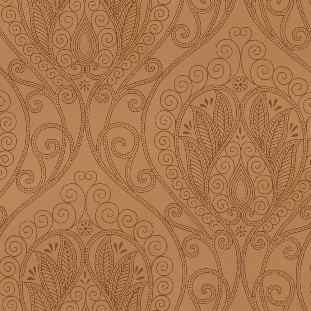 Thibaut T734 RIO Metallic Bronze Wallpaper