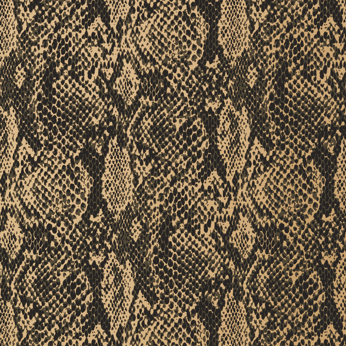 Thibaut T75168 BOA Black on Metallic Gold Wallpaper