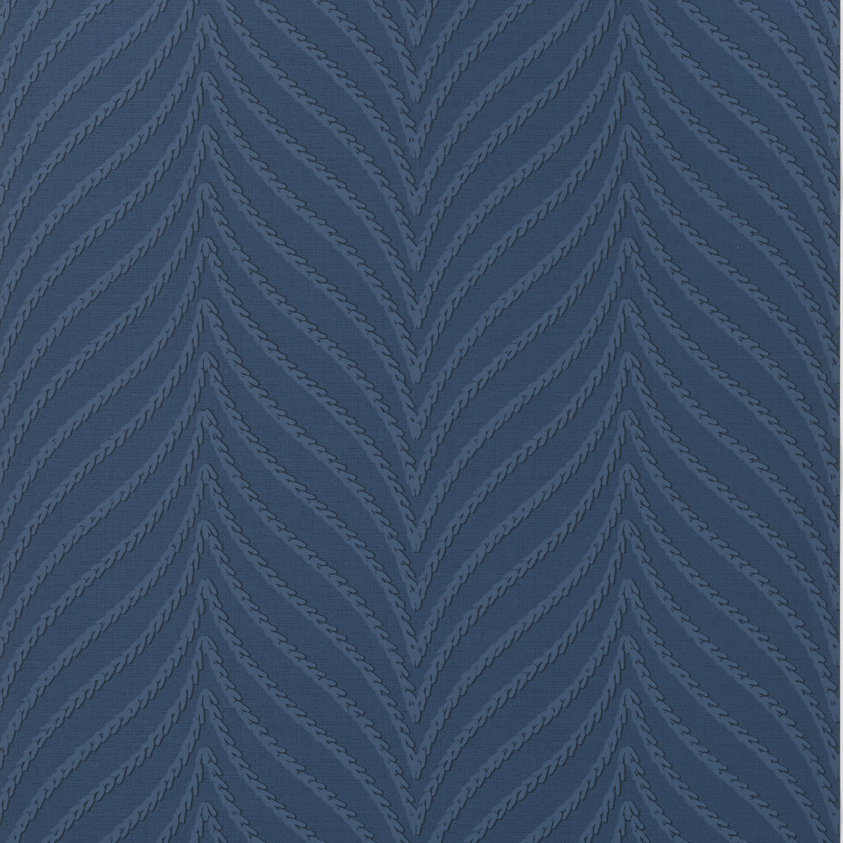Thibaut T75502 CLAYTON HERRINGBONE Navy Wallpaper
