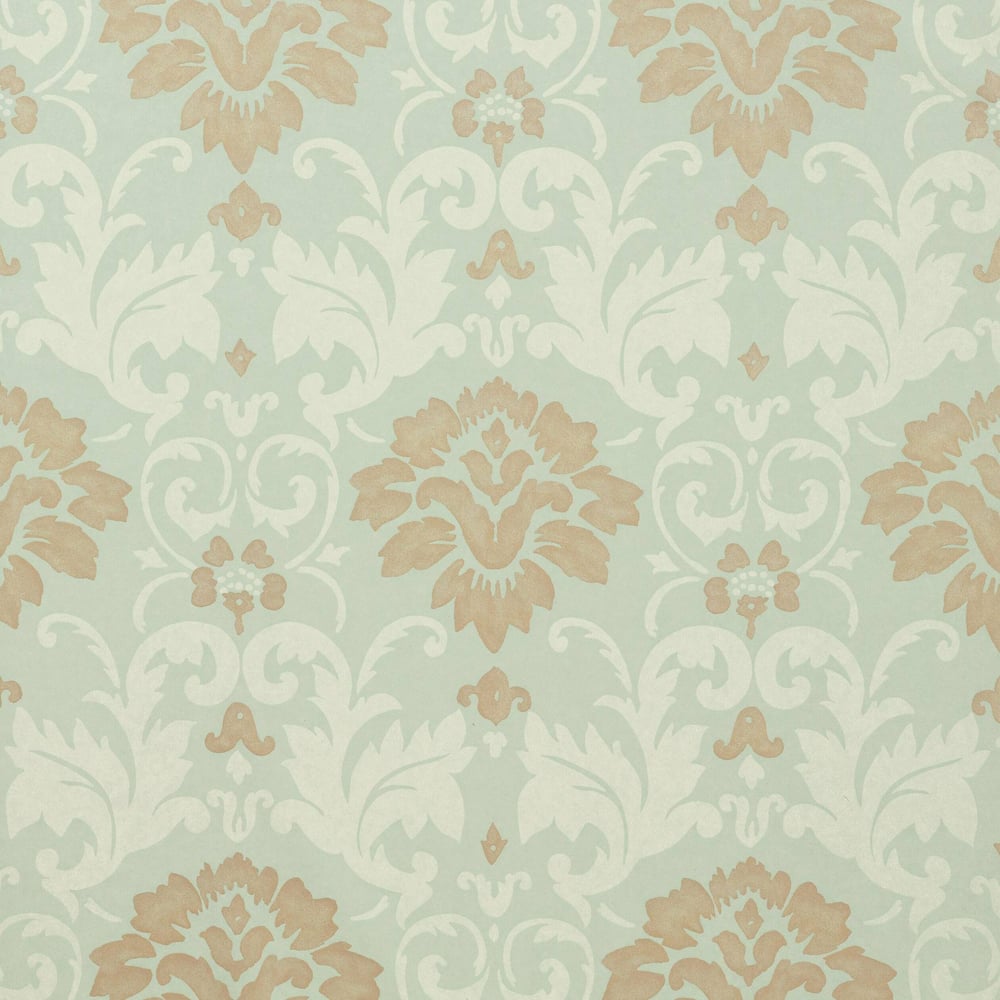 Thibaut T7606 MEADOWSHALL Aqua Wallpaper