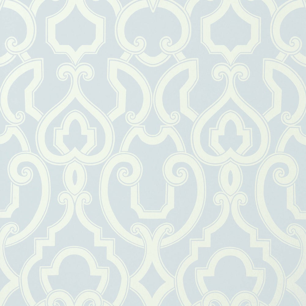 Thibaut T761 ROYAL Aqua Wallpaper