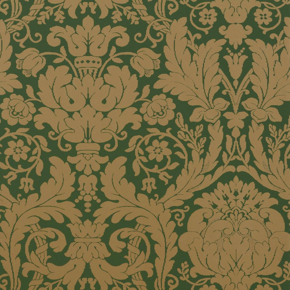 Thibaut T7628 DREXEL Hunter Green Wallpaper