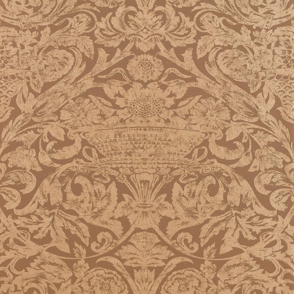 Thibaut T7645 CADIZ Brown Wallpaper