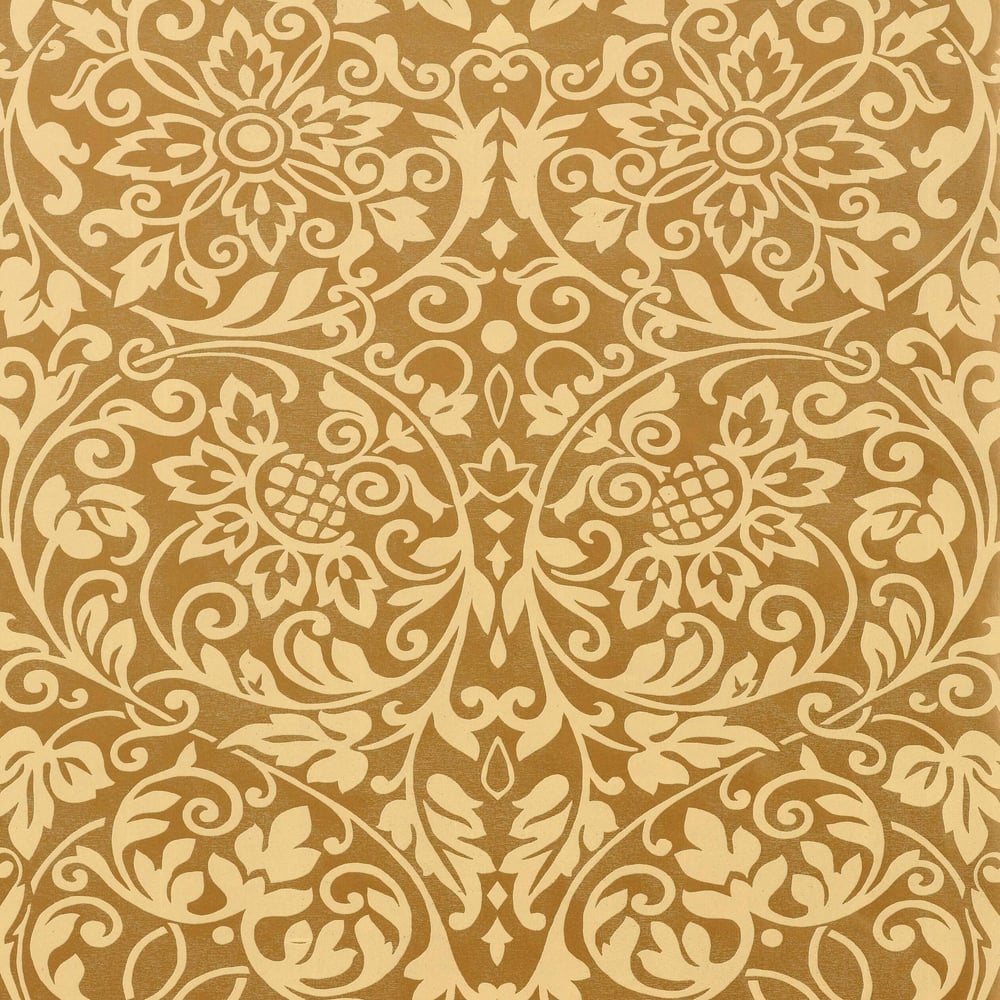 Thibaut T7654 ROMA Metallic Gold Wallpaper