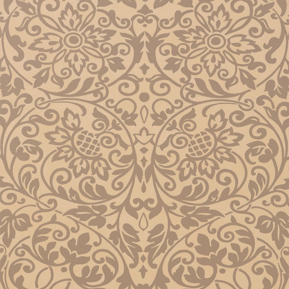 Thibaut T7656 ROMA Taupe Wallpaper