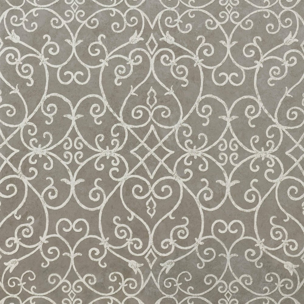 Thibaut T7690 POSITANO Silver Wallpaper