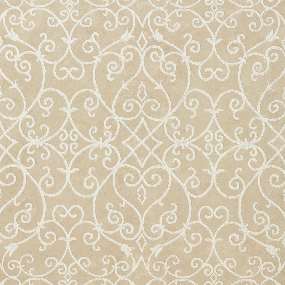 Thibaut T7691 POSITANO Beige Wallpaper