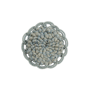 BRUNSCHWIG & FILS T8012113.515.0 COEUR ROSETTE AZURE TRIM - Eade's Wallpaper