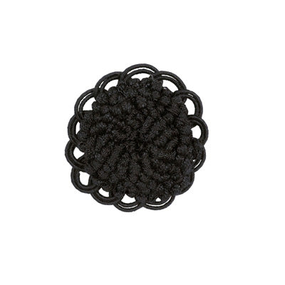 BRUNSCHWIG & FILS T8012113.8.0 COEUR ROSETTE BLACK TRIM - Eade's Wallpaper