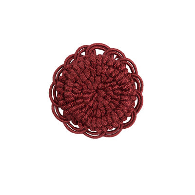 BRUNSCHWIG & FILS T8012113.99.0 COEUR ROSETTE RUBY TRIM - Eade's Wallpaper
