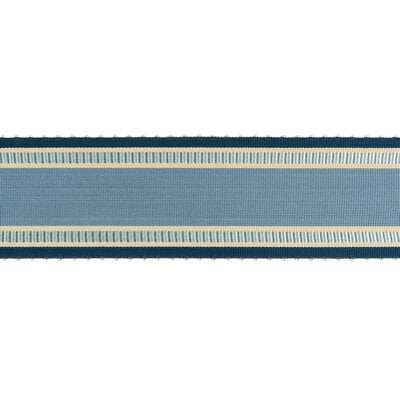 BRUNSCHWIG & FILS T8012521.5.0 SOIE RIBBON CANTON BLUE TRIM - Eade's Wallpaper