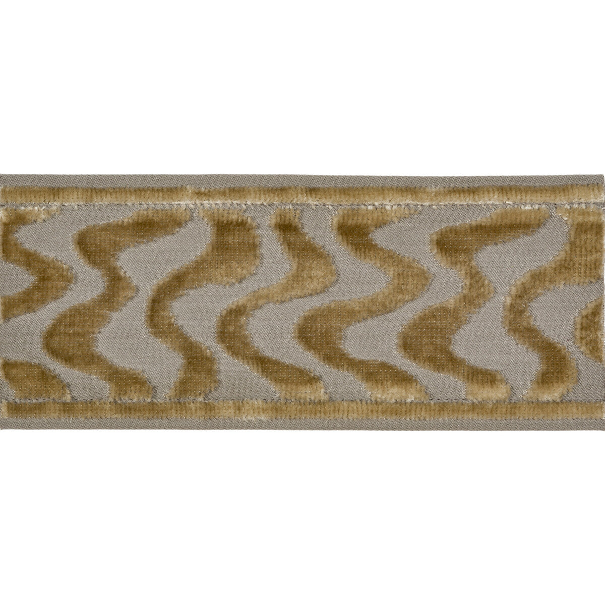 BRUNSCHWIG & FILS T8015501.116.0 JOURDAIN TAPE FAWN TRIM - Eade's Wallpaper