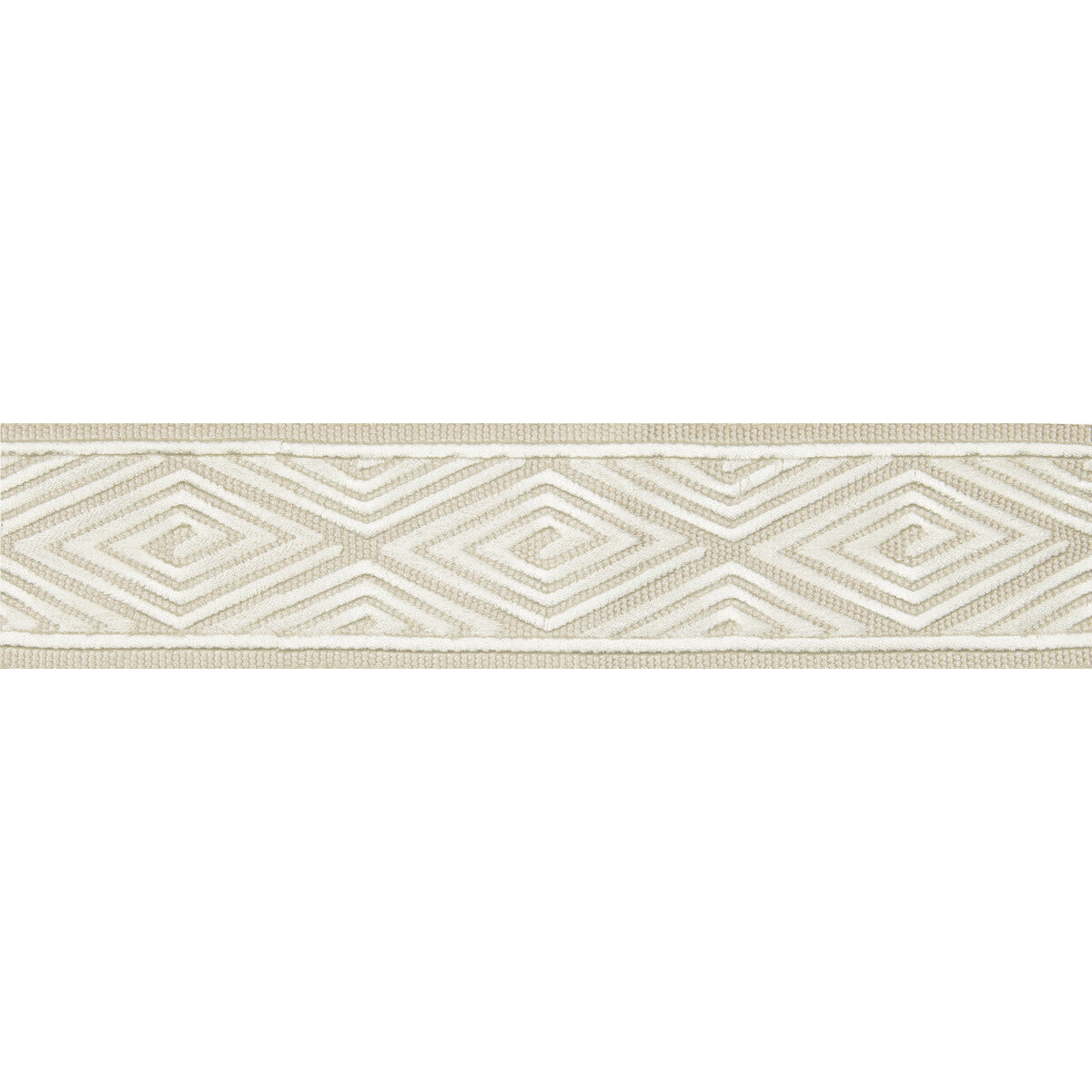 BRUNSCHWIG & FILS T8017102.101.0 LABYRINTHE TAPE IVORY TRIM - Eade's Wallpaper