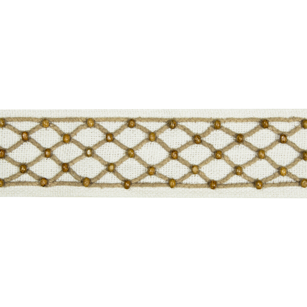 BRUNSCHWIG & FILS T8017106.16.0 LE BOISE TAPE SAND TRIM - Eade's Wallpaper