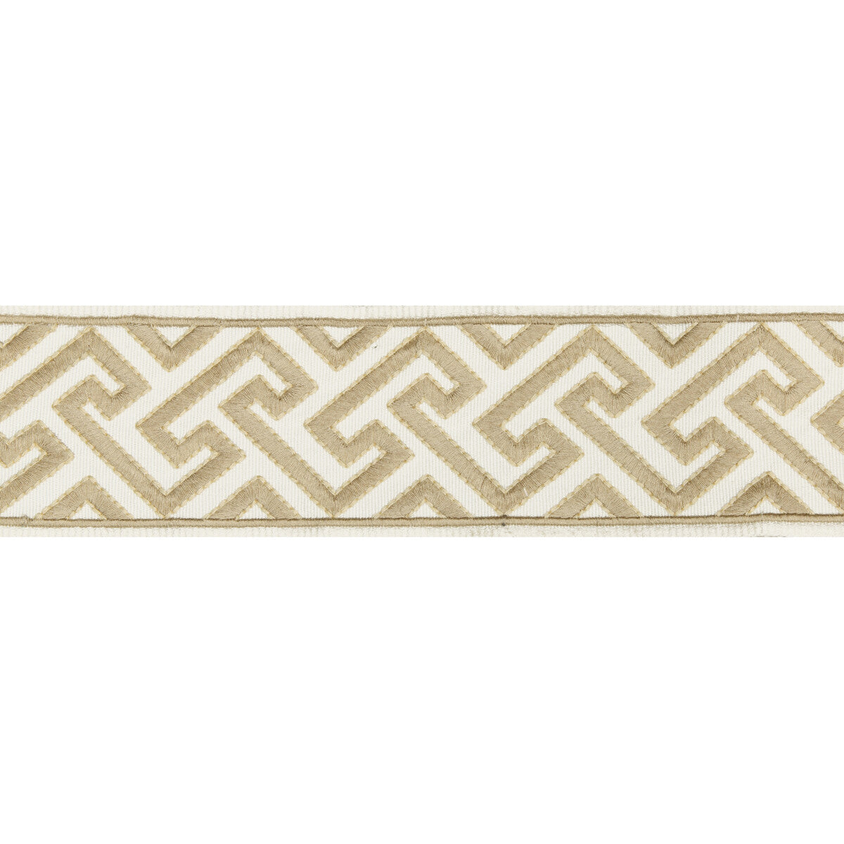 BRUNSCHWIG & FILS T8019100.116.0 SANCHI TAPE BEIGE TRIM - Eade's Wallpaper