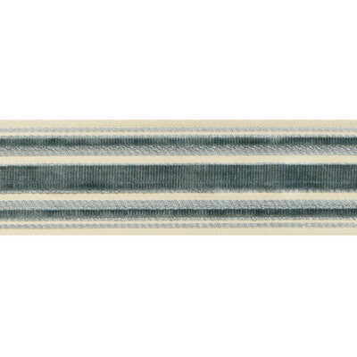BRUNSCHWIG & FILS T8019101.13.0 CANTON TAPE TEAL TRIM - Eade's Wallpaper