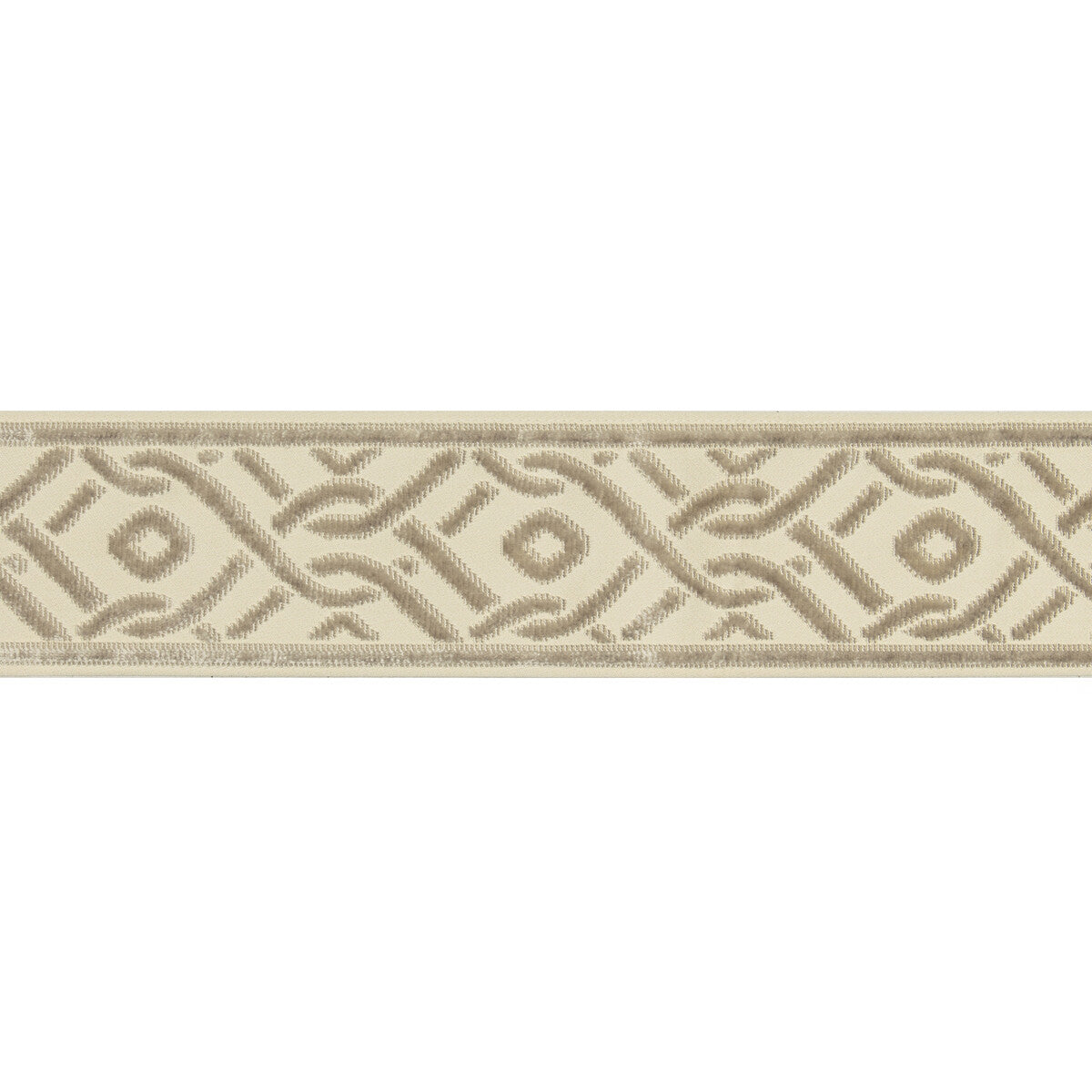 BRUNSCHWIG & FILS T8019102.16.0 PAILOU TAPE BEIGE TRIM - Eade's Wallpaper
