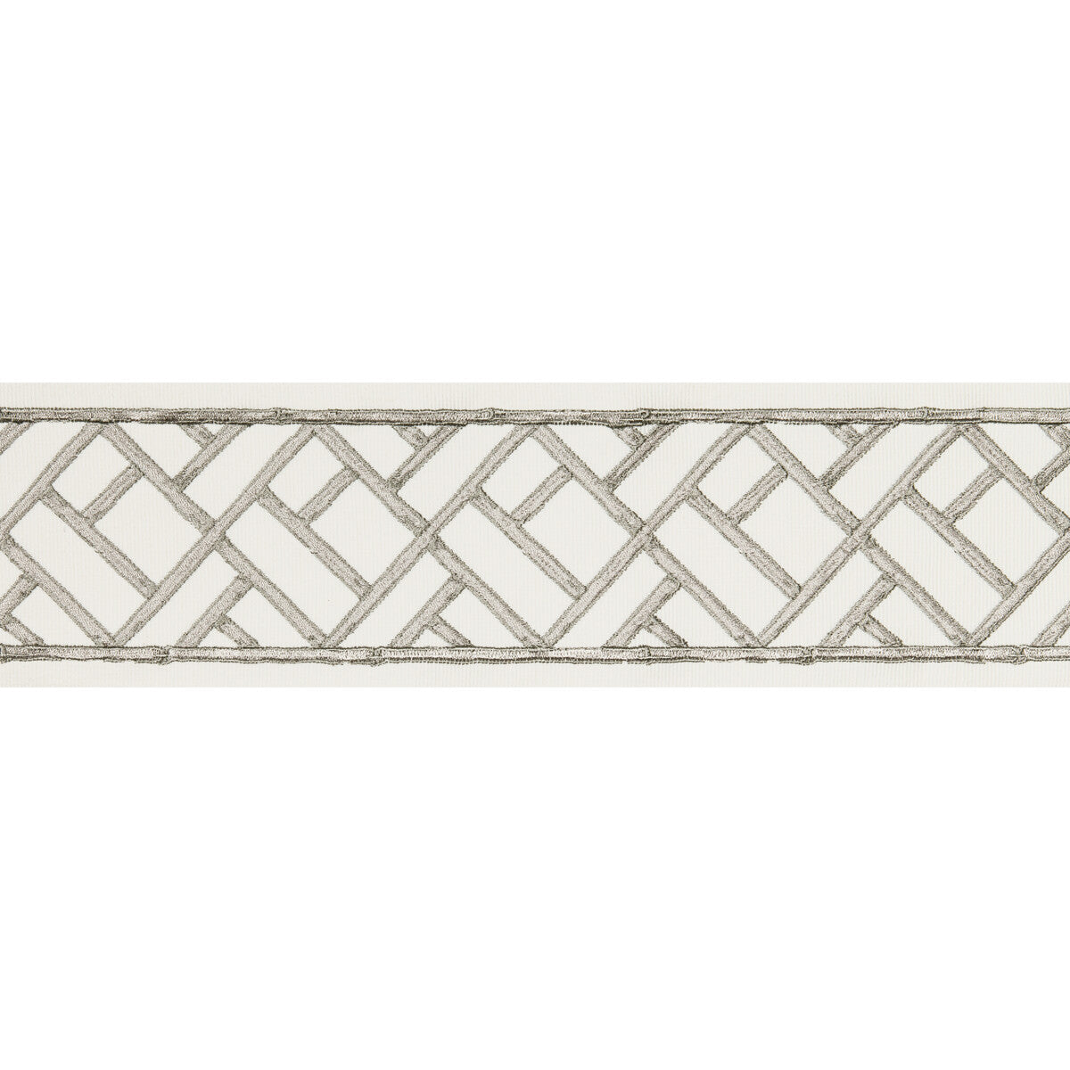 BRUNSCHWIG & FILS T8019103.11.0 TORANA TAPE GREY TRIM - Eade's Wallpaper