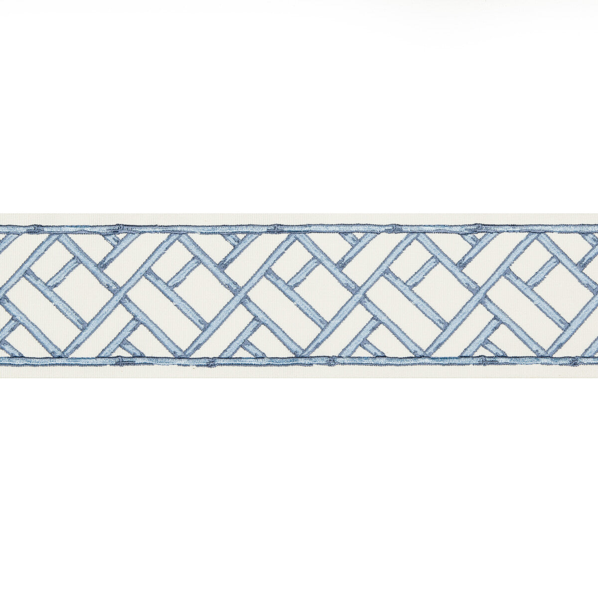 BRUNSCHWIG & FILS T8019103.15.0 TORANA TAPE FRENCH BLUE TRIM - Eade's Wallpaper