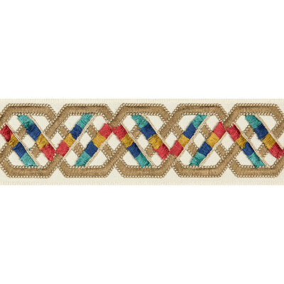 BRUNSCHWIG & FILS T8019104.254.0 LORIYAN TAPE MULTI TRIM - Eade's Wallpaper